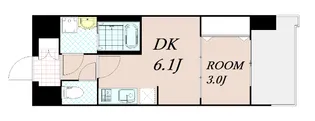 プレサンスTHE KYOTO 新町通【7階】の間取り