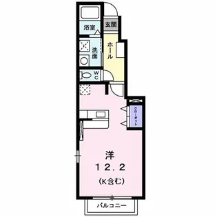 ル・ノールII【1階】の間取り