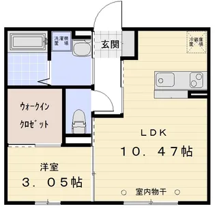 コンフォース コート B【2階】の間取り