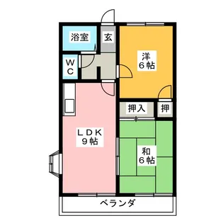 エステート不二【2階】の間取り
