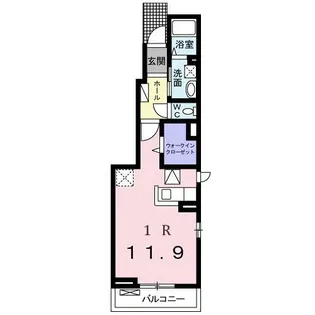 ソレーラII【1階】の間取り