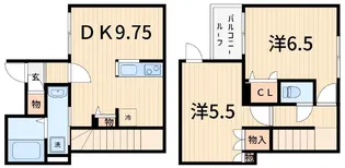 モンシャン【2階】の間取り