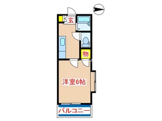 ハイアット21中央【4階】の間取り