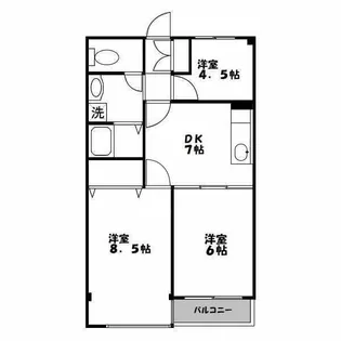 第一山本ビル【5階】の間取り