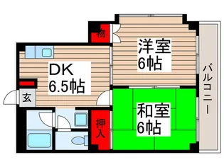 サンパ-ルハイツ【3階】の間取り