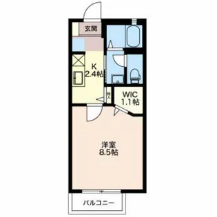 フルール【1階】の間取り