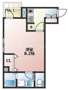 Grand Villa ROKUCHO【2階】の間取り