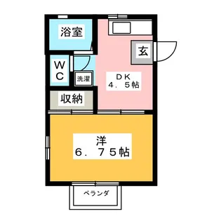 アンシャンテ【2階】の間取り