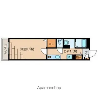 イルグランディ【2階】の間取り