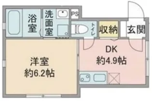 チェコリーヌ【1階】の間取り