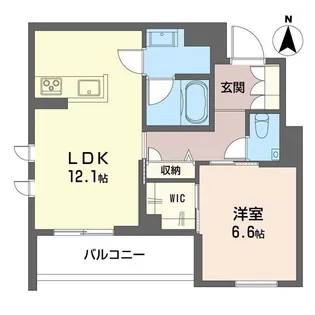 アンビエラ武蔵小杉【3階】の間取り
