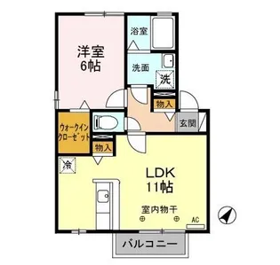 パストラル II A【2階】の間取り