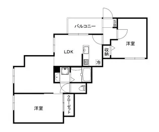 戸越B.I.G. RESIDENCE【3階】の間取り