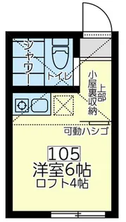 ユナイト上星川エヴァートン【1階】の間取り