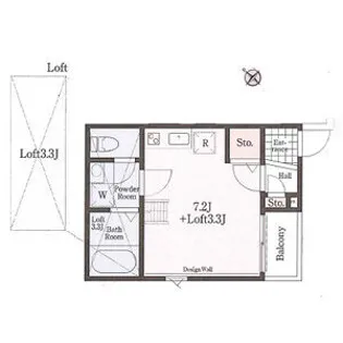 Galleria【2階】の間取り