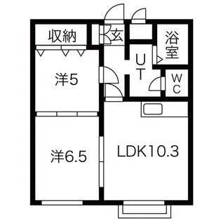ピュア105【1階】の間取り