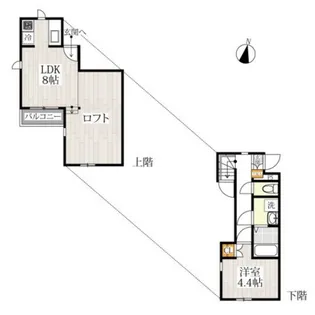 CB天神リフレム【2階】の間取り