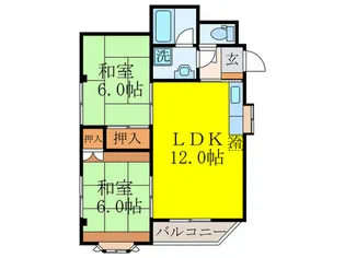 メゾンフォルテ【3階】の間取り