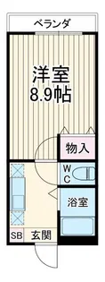 ハイム汐見II【1階】の間取り