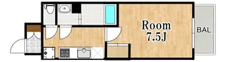 Luxe新大阪α【3階】の間取り
