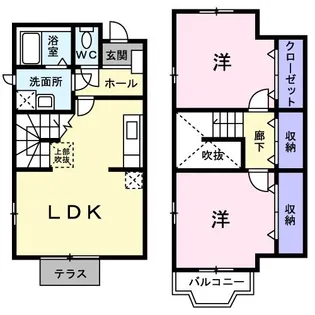 サンシャイン三田 A【1階】の間取り