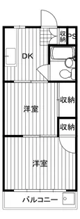 クリーネスコーポ【2階】の間取り