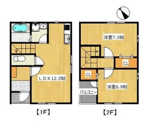 ラコリーヌEの間取り