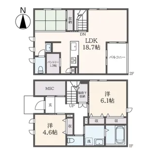 HEBEL MAISON KG【1階】の間取り