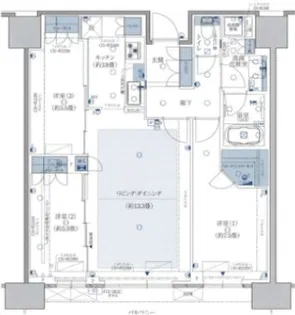 プラウドタワー神戸垂水【6階】の間取り