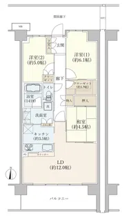 ソライエ・プレミアムテラス【1階】の間取り
