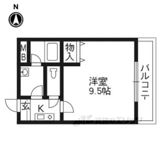 ピジョンハイツ京橋【4階】の間取り