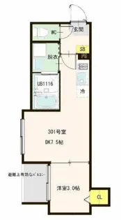 ハーモニーテラス堀切VII【3階】の間取り