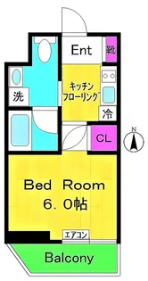 コートレミージュ宿河原【2階】の間取り