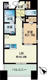 CLUB赤坂レジデンス【2階】の間取り