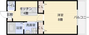 m&mステータス国分【3階】の間取り