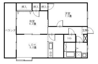レジデンスY【2階】の間取り