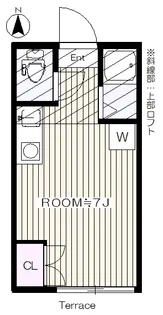 エーデルハイツ【1階】の間取り