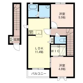 メゾン オクターブ【2階】の間取り