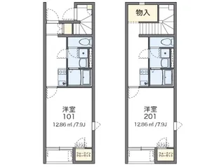 レオネクストK&Y【2階】の間取り