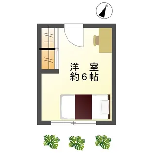 1Rの間取り画像