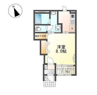 アグレアブル【1階】の間取り