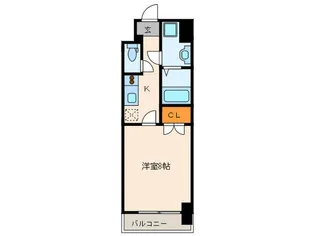 コンドミニアムヴェルジュ六本松【4階】の間取り