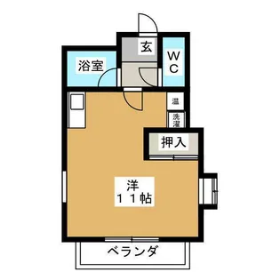 ニュー・アカネマンション【3階】の間取り