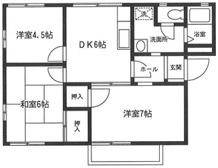 リニアクラシコ ドゥエ【1階】の間取り