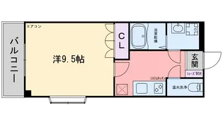 ハーモニーハイツM【1階】の間取り