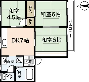 コーポ原田【2階】の間取り