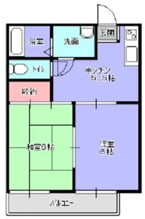 コスモハイツ松本【2階】の間取り