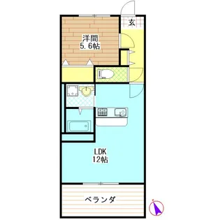 Long Harbour 都北の間取り