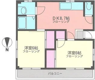 エムコーポ【2階】の間取り
