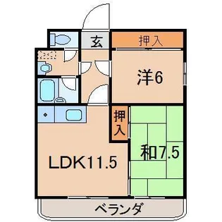 シュロス・キーファーベルク【3階】の間取り